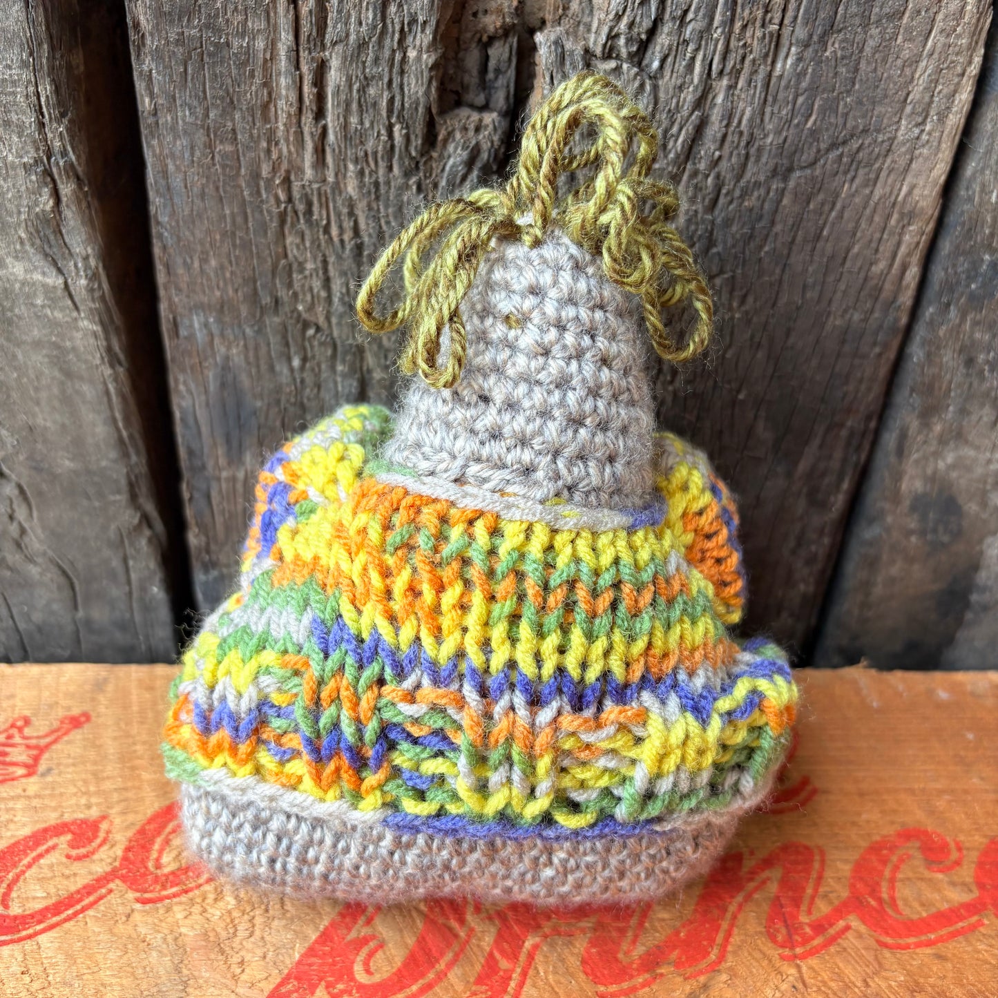 【USA vintage】handmade knitted plush toy