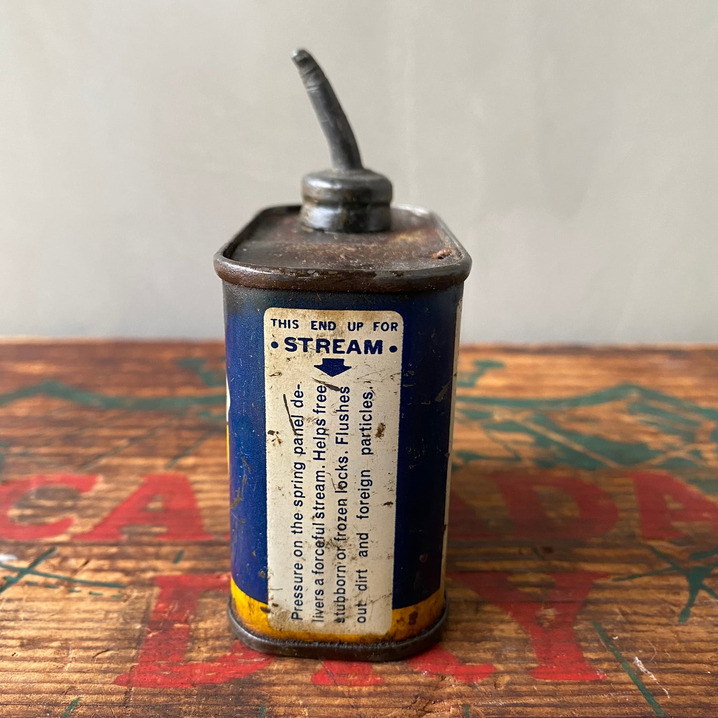 【1948 USA vintage】tin can key oil