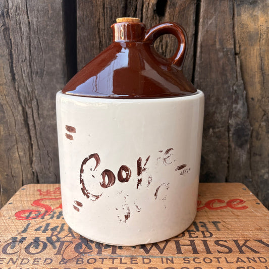【1950s-1960s USA vintage】Cookie Moonshine Jug Cookie Jar