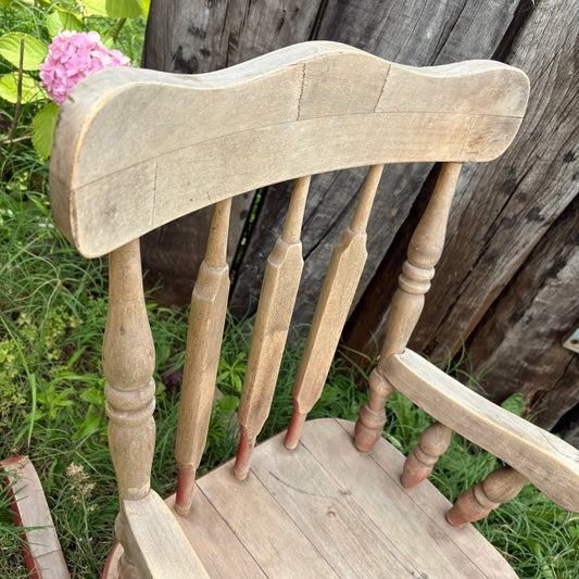 【USA vintage】Child’s Wooden Rocking Chair