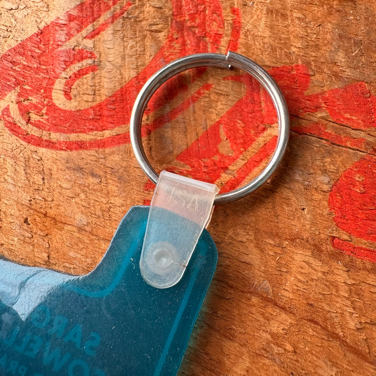 【1980s USA vintage】Advertising Key Ring SARGENT-SOWELL, INC