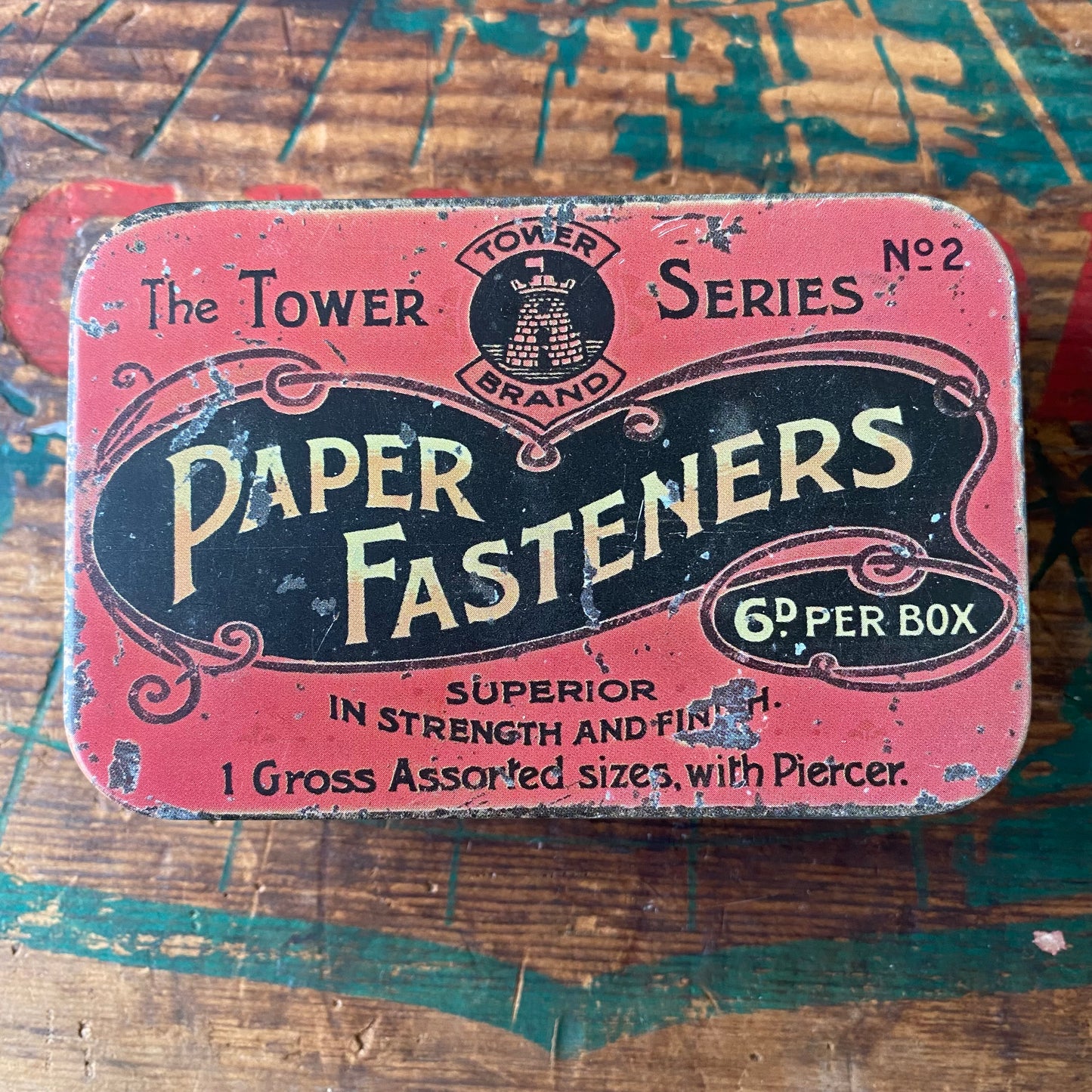 【USA】tin can PAPER FASTENERS