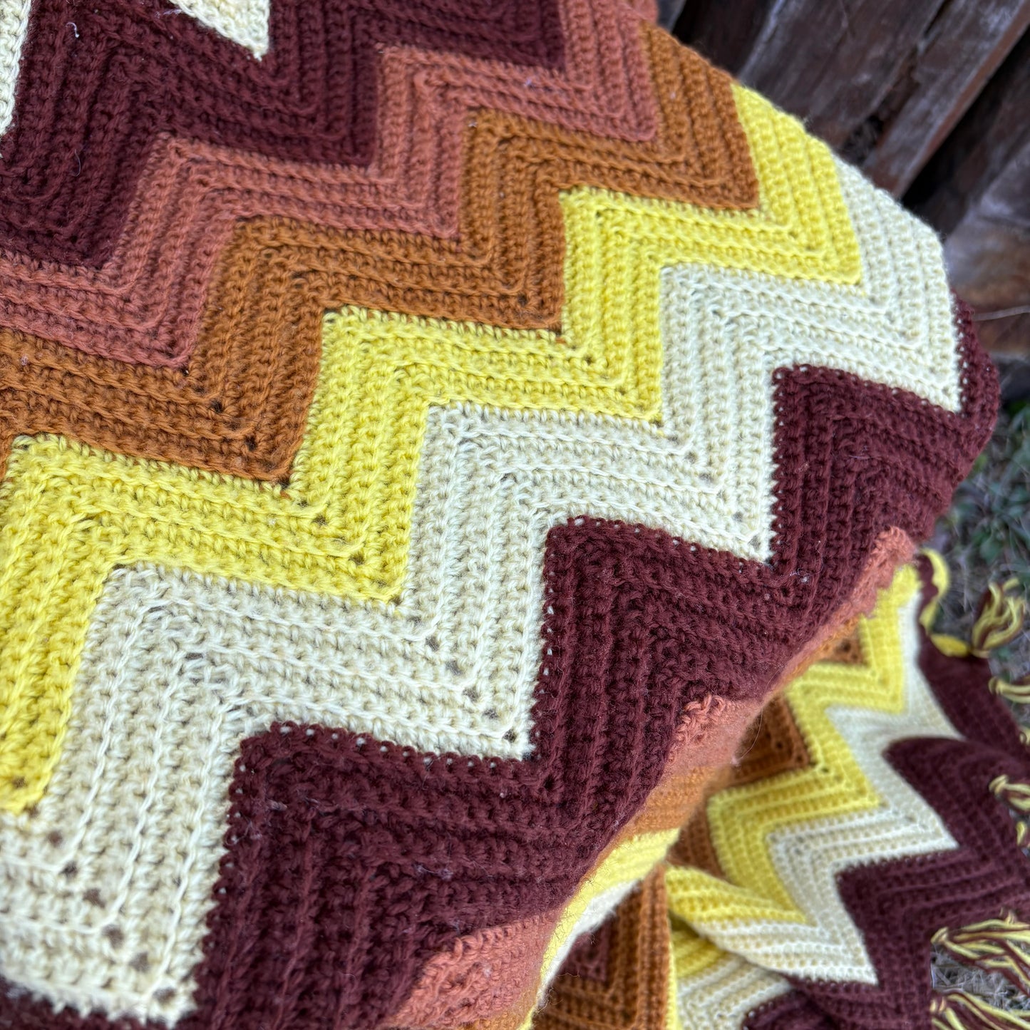 【USA vintage】granny blanket