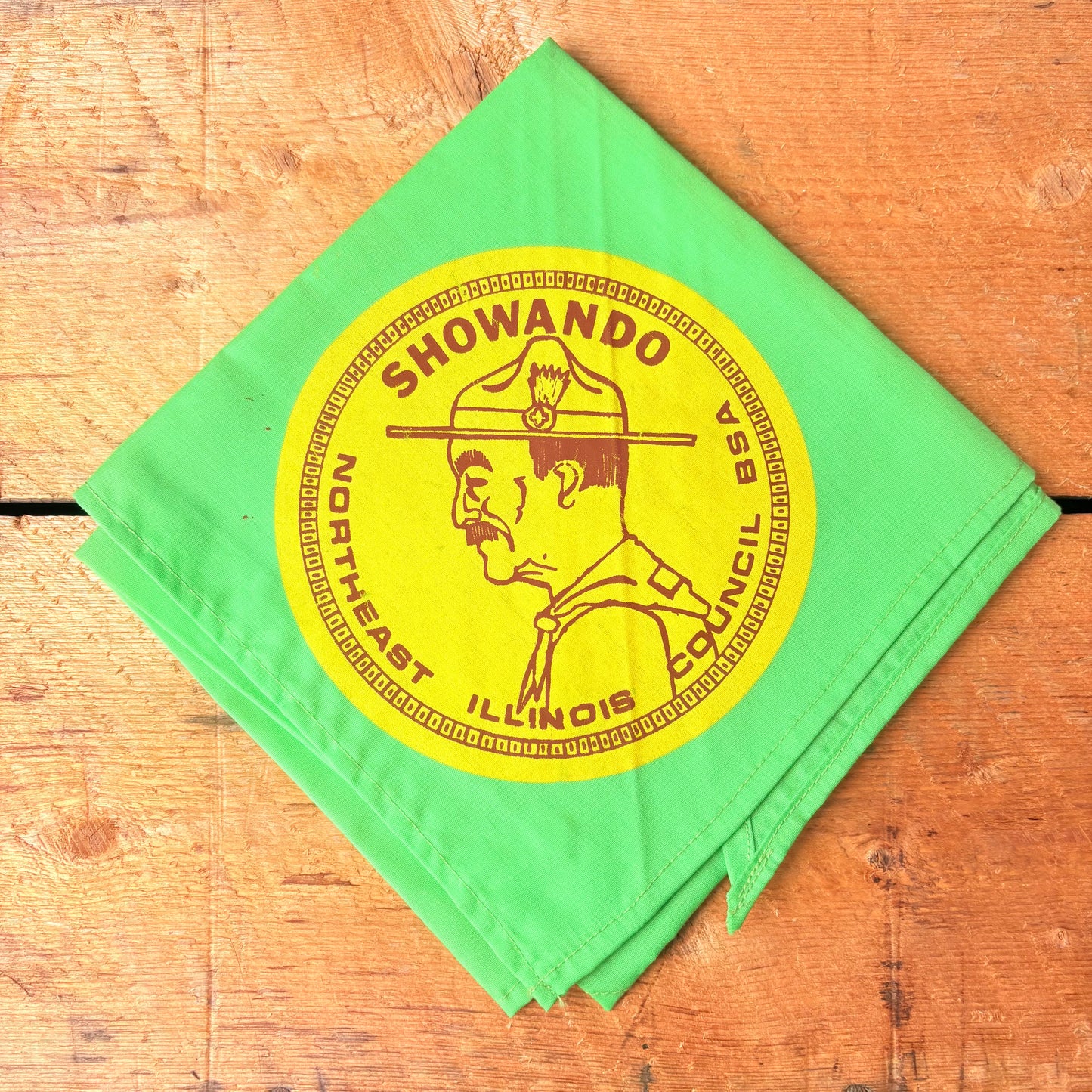 【1970s USA vintage】Showando Northeast Illinois Council BSA Bandana
