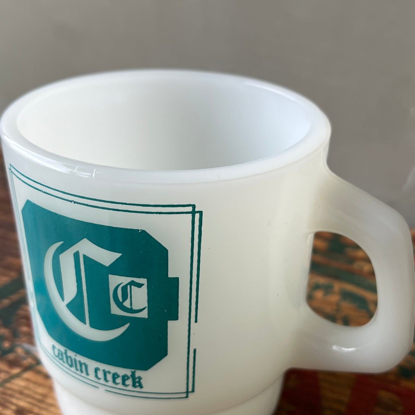 【USA vintage】Anchor Hocking cabin creek Mug