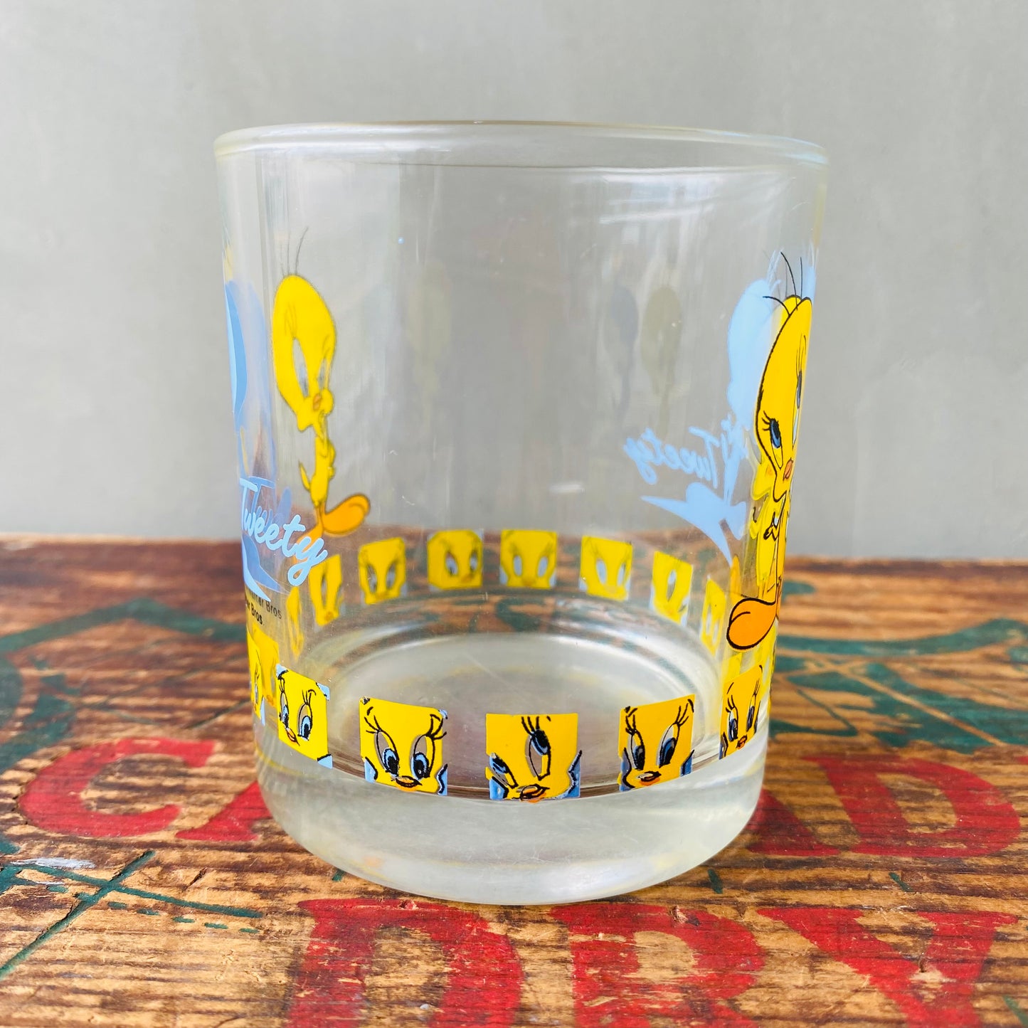 【vintage】LUKEY Tweety glass