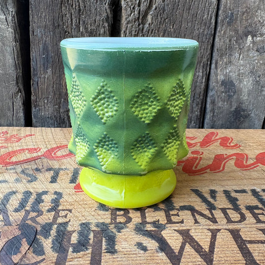 【1960-1976 USA vintage】Fire-King Kimberley mug Green