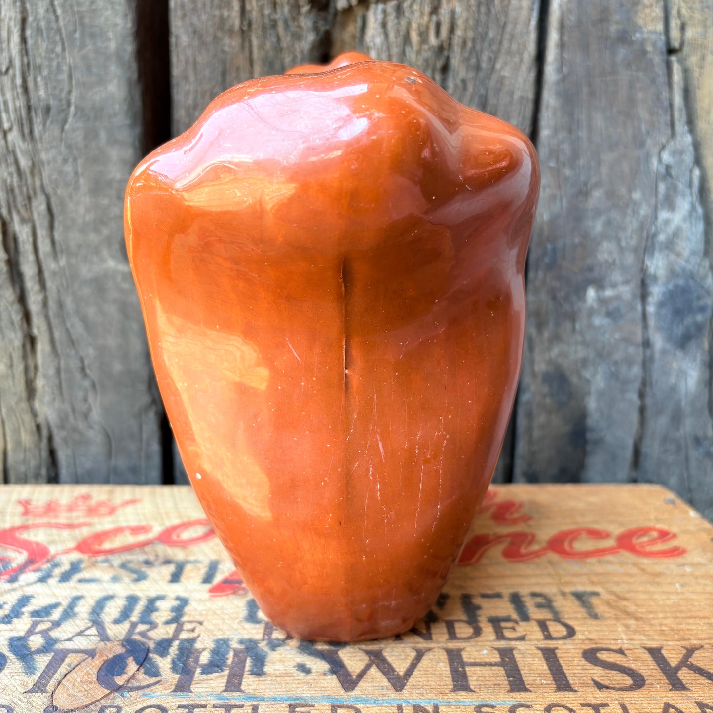 【1961 USA vintage】Handmade Chip Style Ceramic Coin Bank