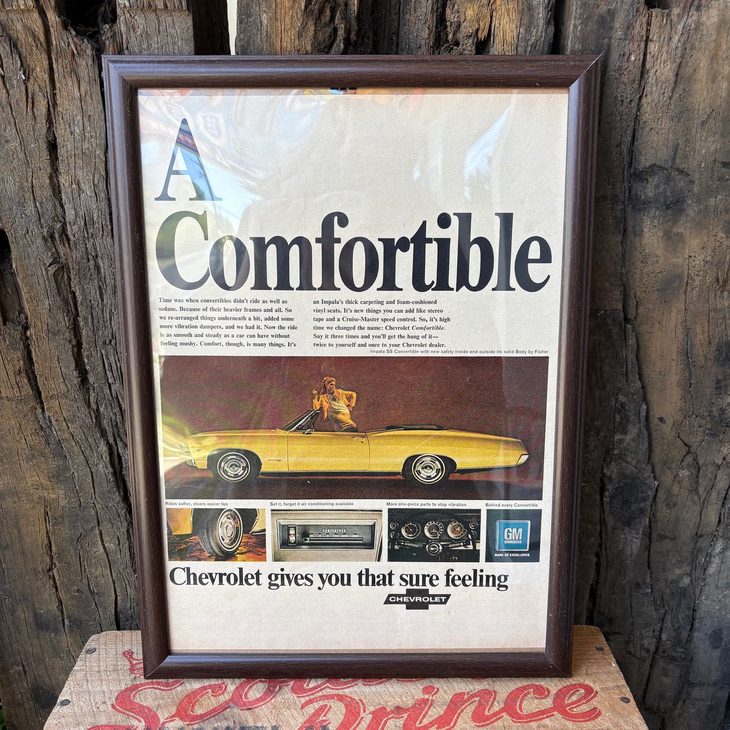 【1967 USA Vintage】LIFE Magazine Framed Ads CHEVROLET