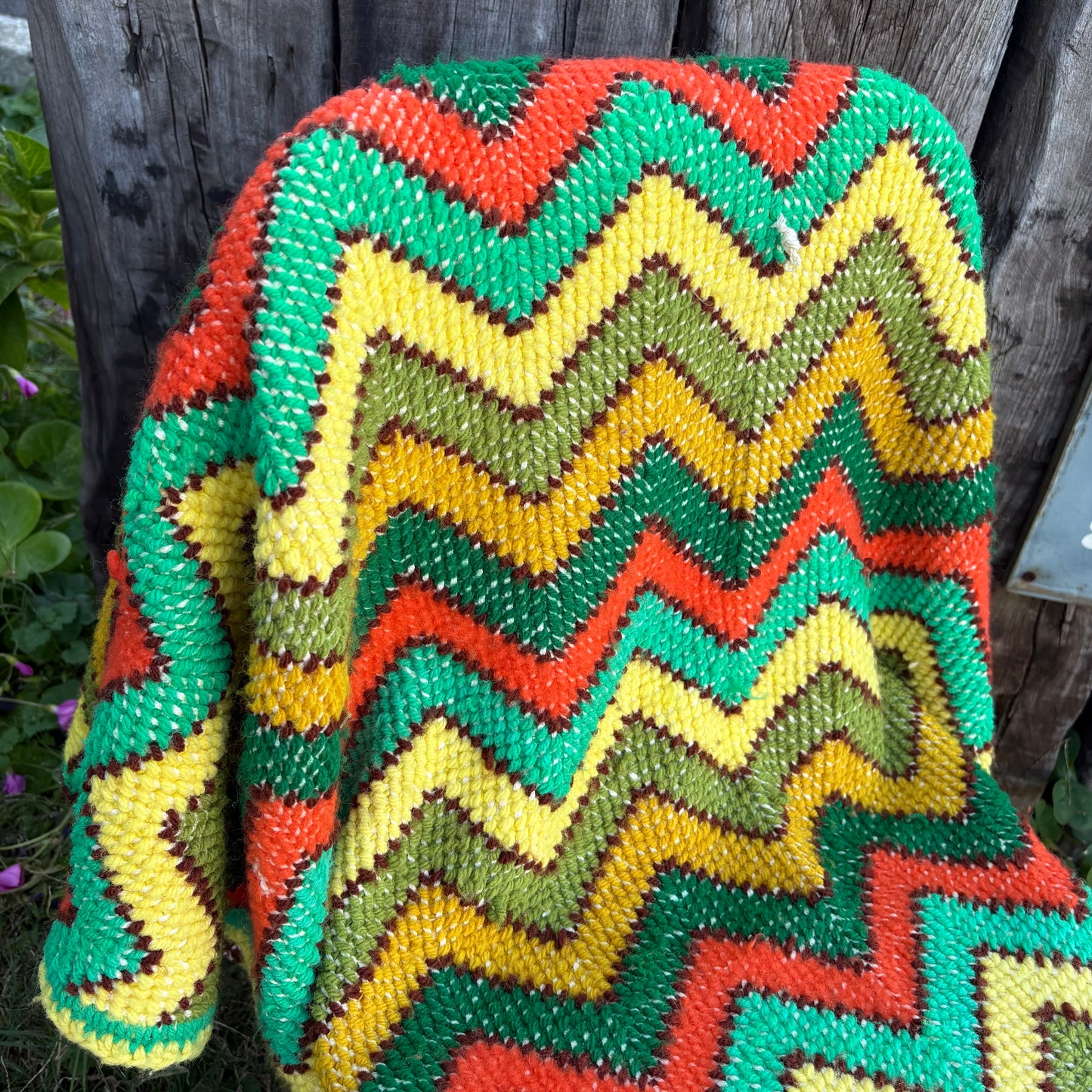 【USA vintage】granny rug