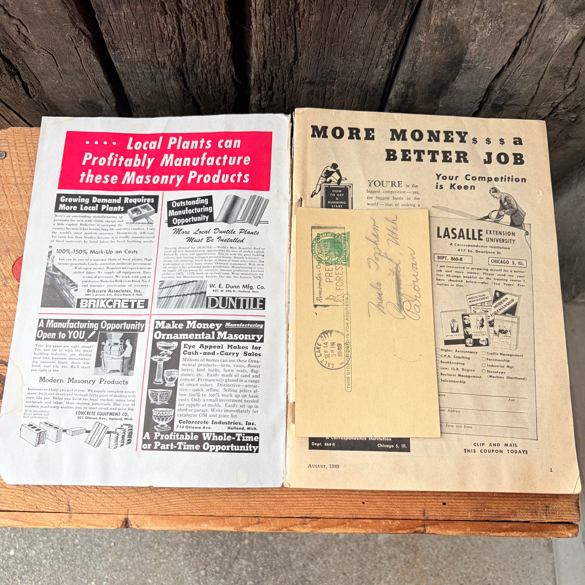 【1940s USA vintage】SCIENCE and MECHANICS AUGUST 1949