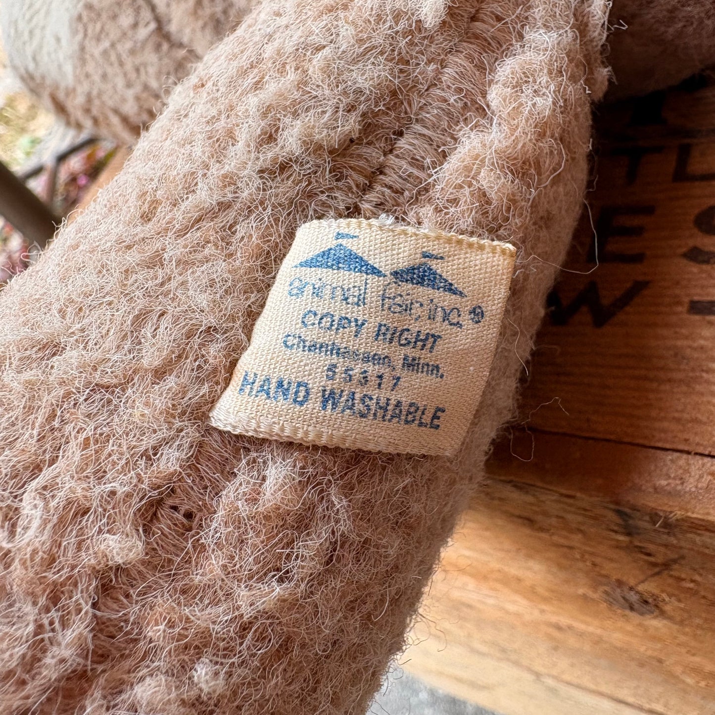 【1970s USA vintage】ANIMAL FAIR Teddy Bear