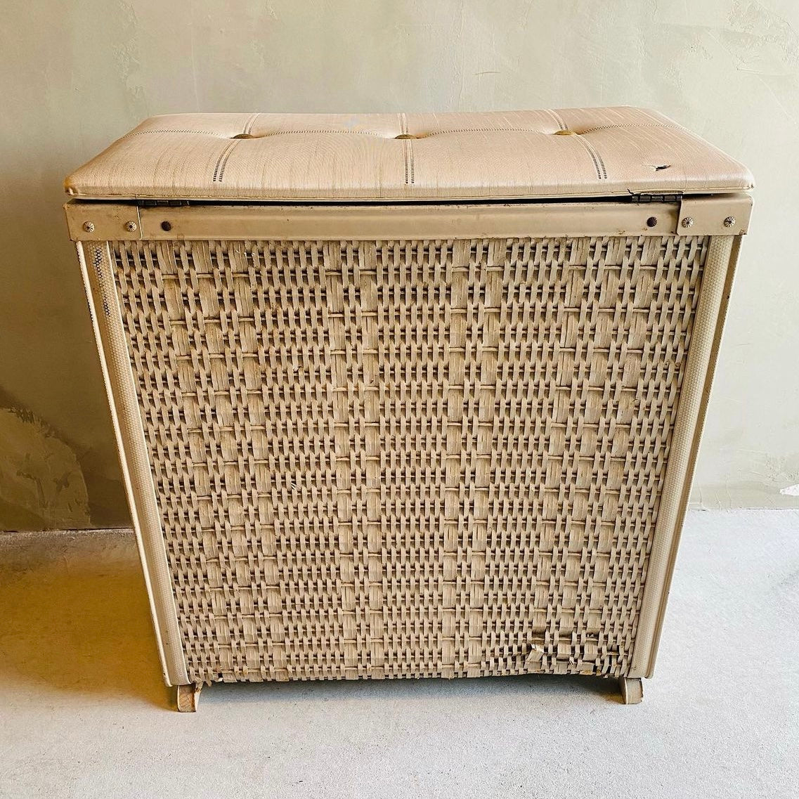 【1950s USA vintage】laundry box