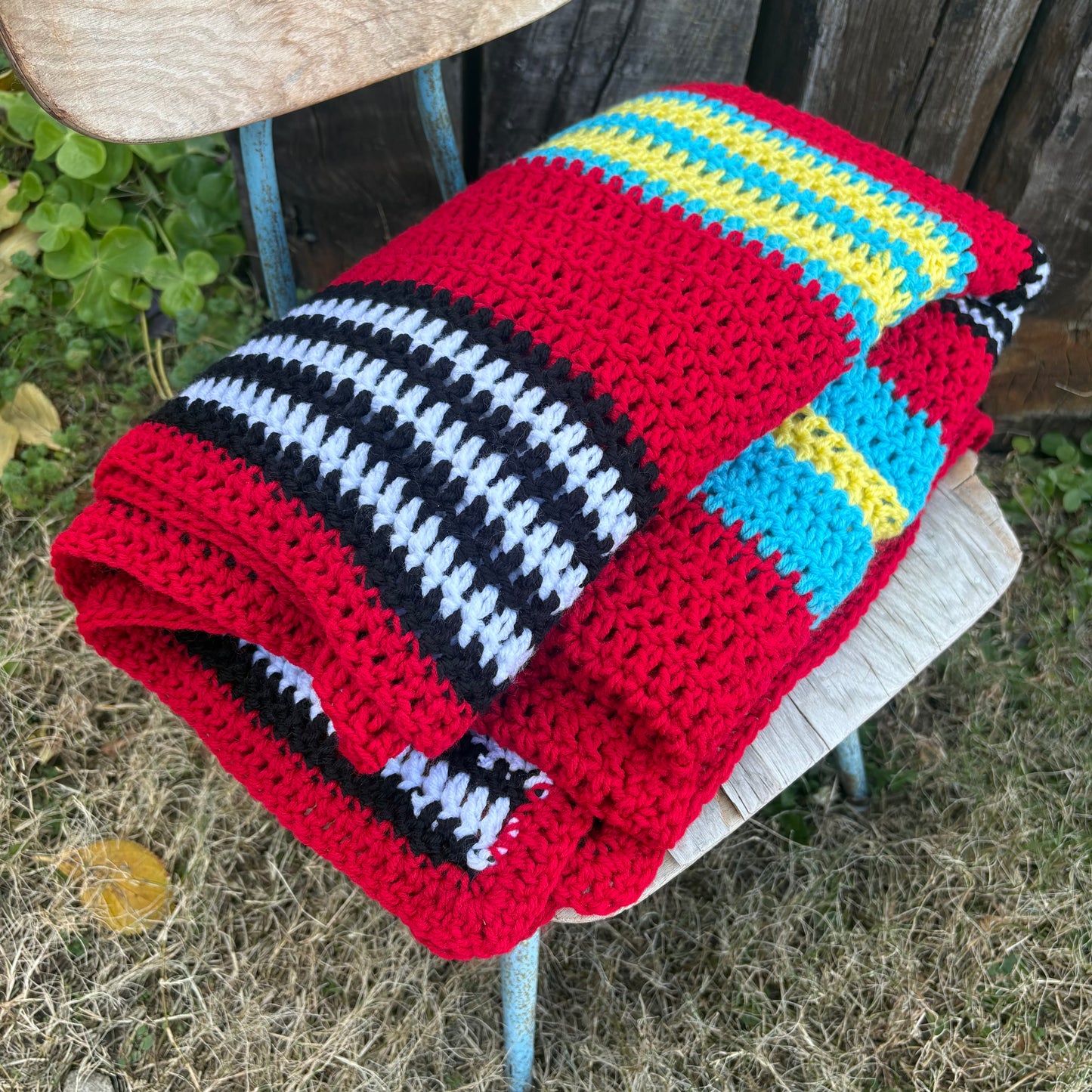 【USA vintage】granny blanket