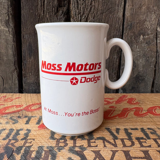 【1970s-1980s USA vintage】Moss Motors Dodge Advertising Mug