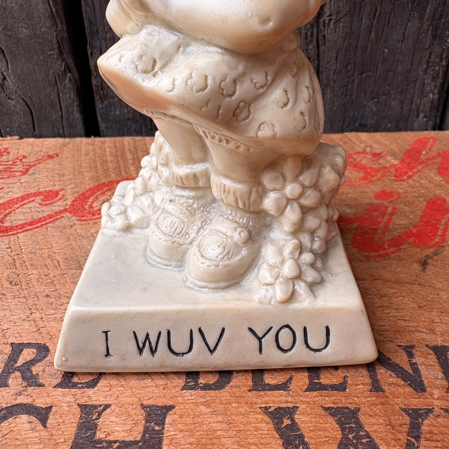 【1970s USA vintage】I WUV YOU Message Doll