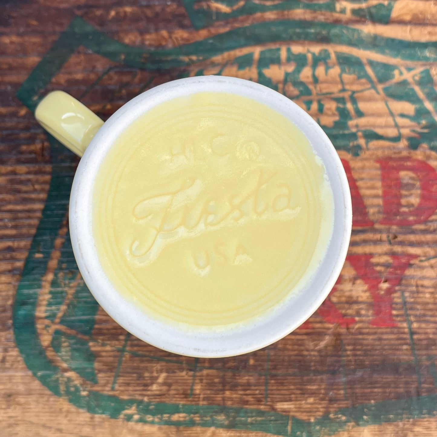 【USA vintage】Fiesta Mug Cup yellow