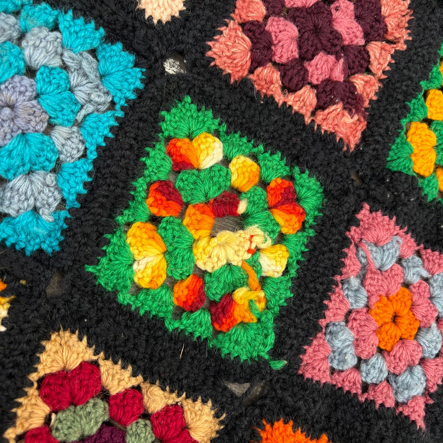 【 USA vintage】granny blanket