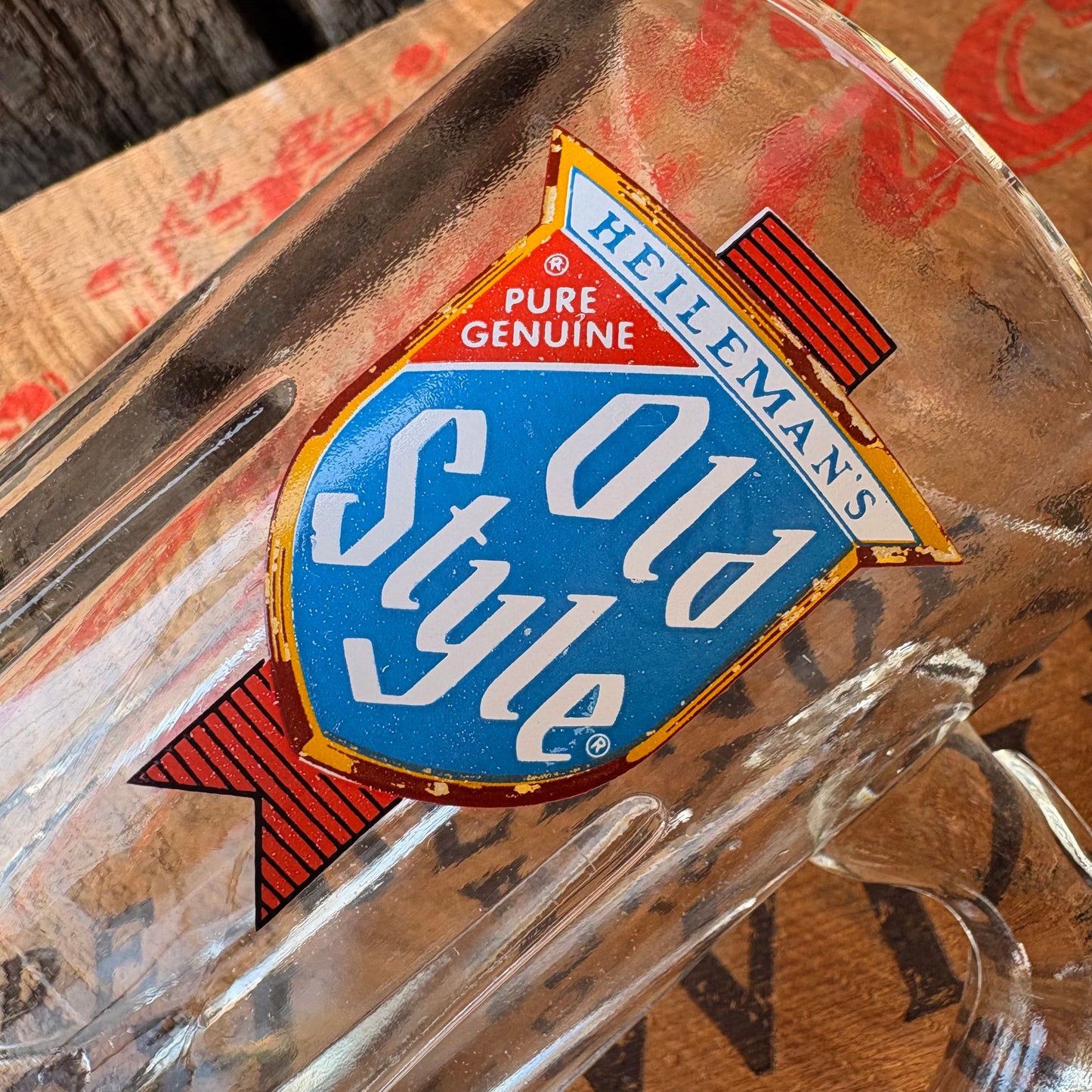 【USA vintage】HEILEMAN’S Old Style beer mug