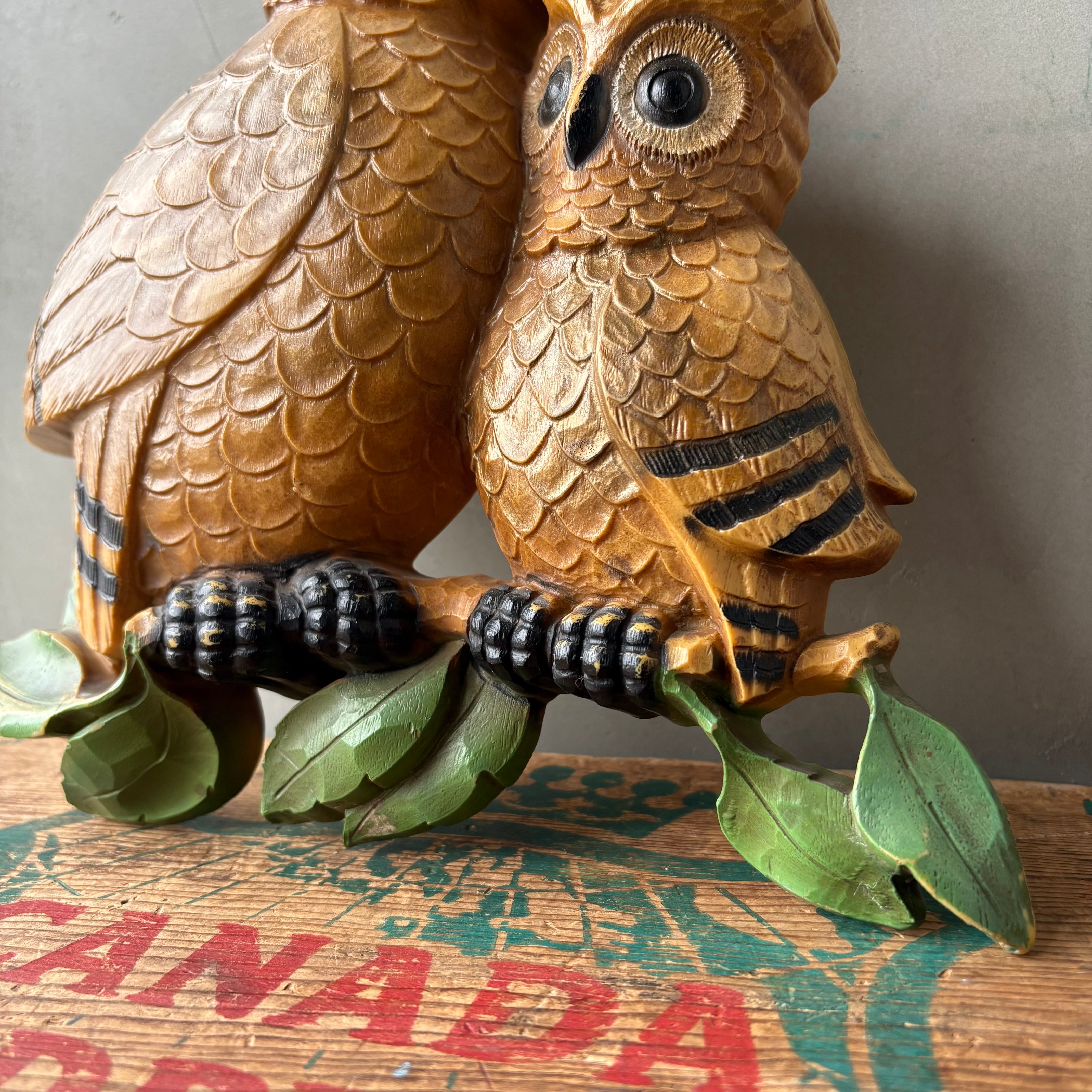 選ぶなら USA 1970s vintage】HOMCO 雑貨屋ポッポ – Wall-deco Owl アンティーク雑貨