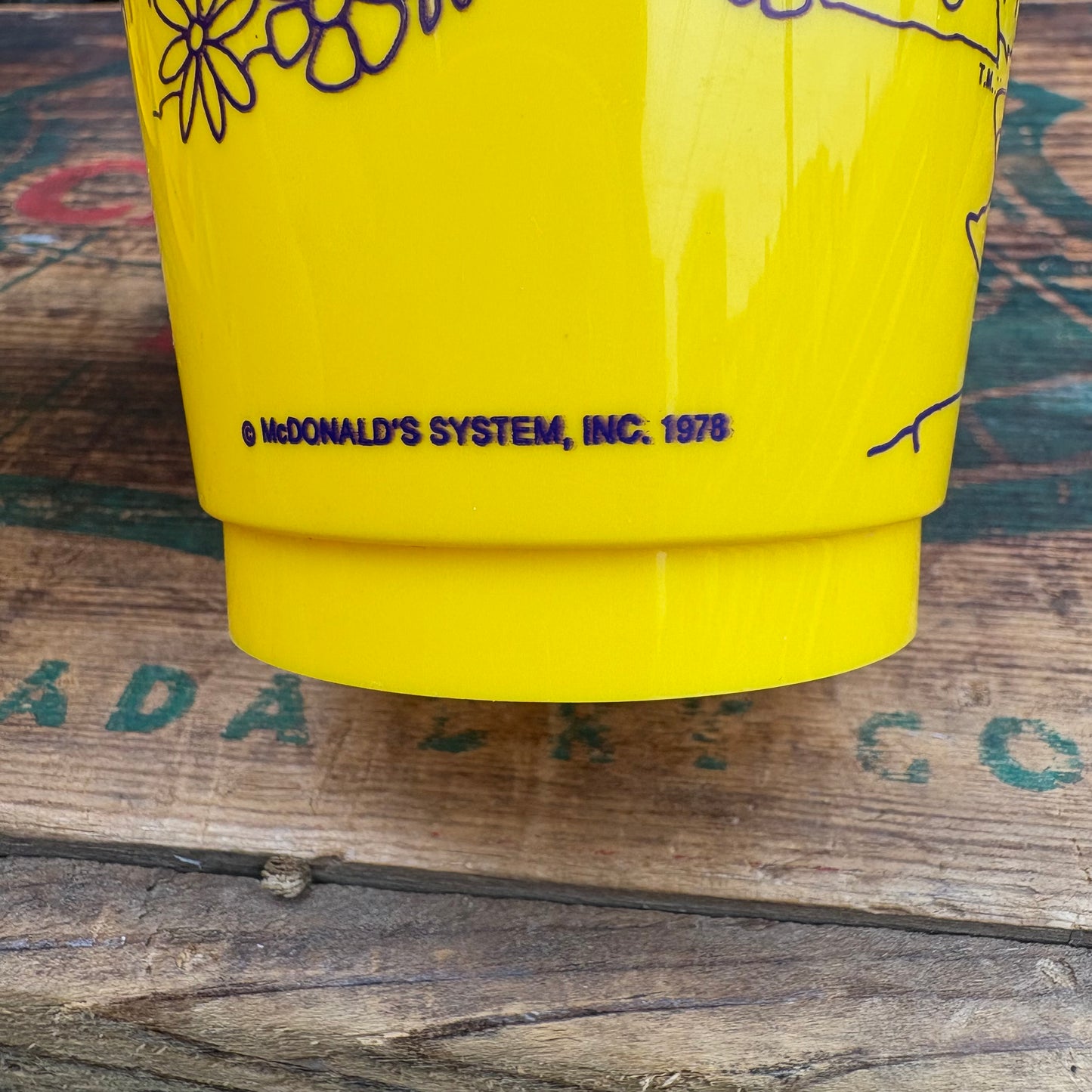 【1978 USA vintage】McDonald plastics cup