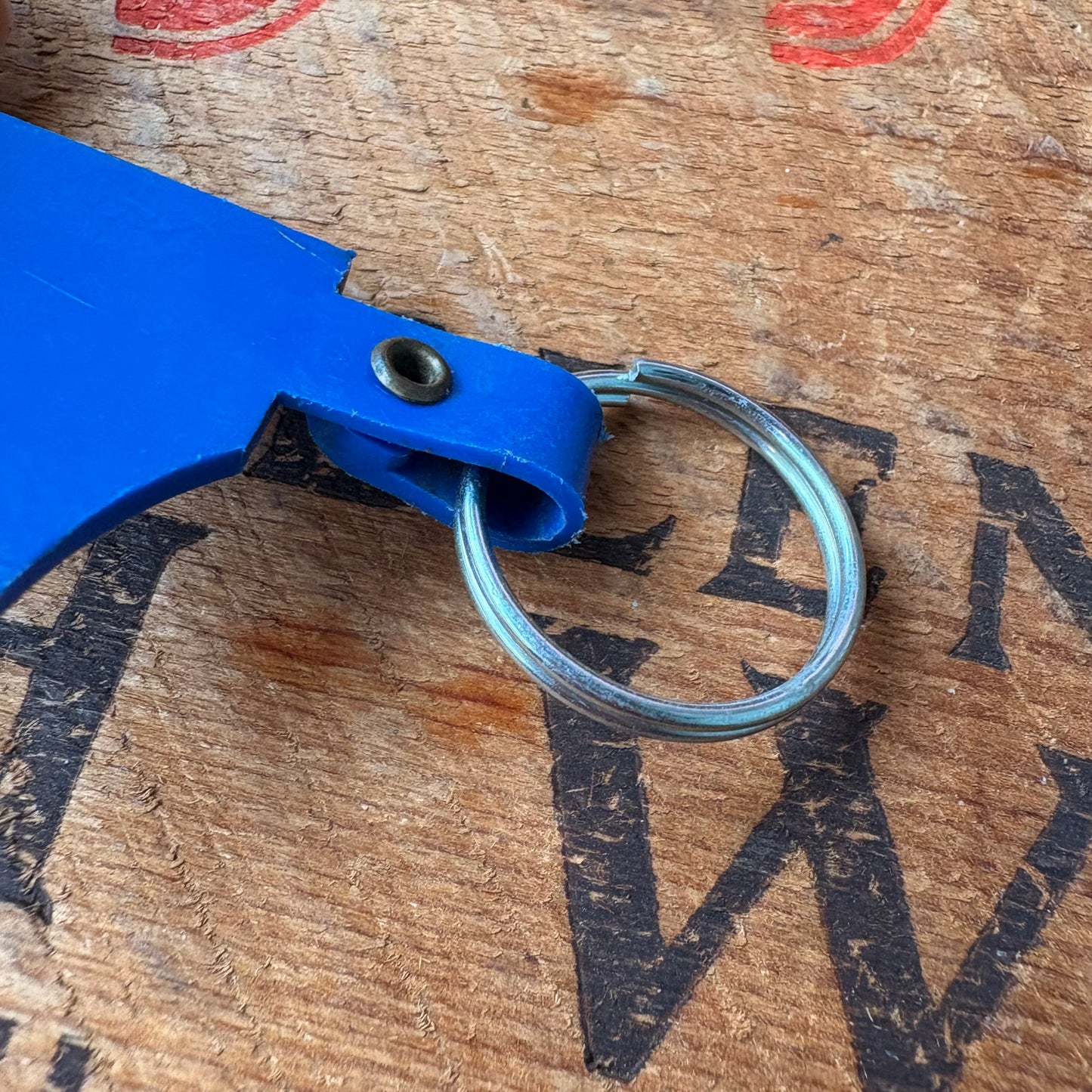 【1970s USA vintage】Advertising Key Ring LAKE MURRAY PLASTICS, INC.