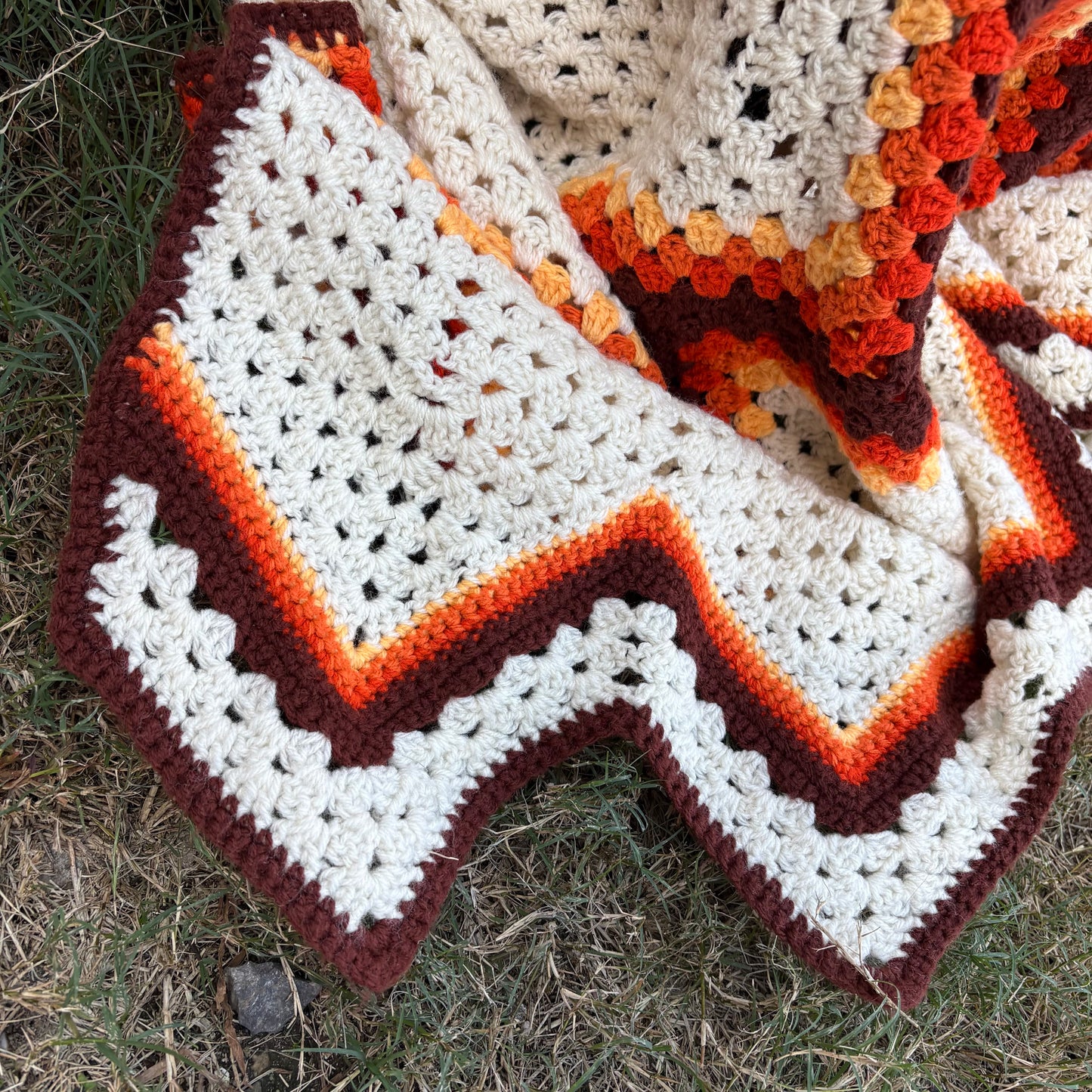 【 USA vintage】granny blanket