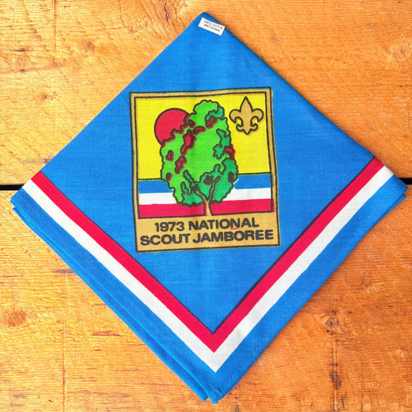 【1970s USA vintage】1973 National Scout Jamboree Bandana