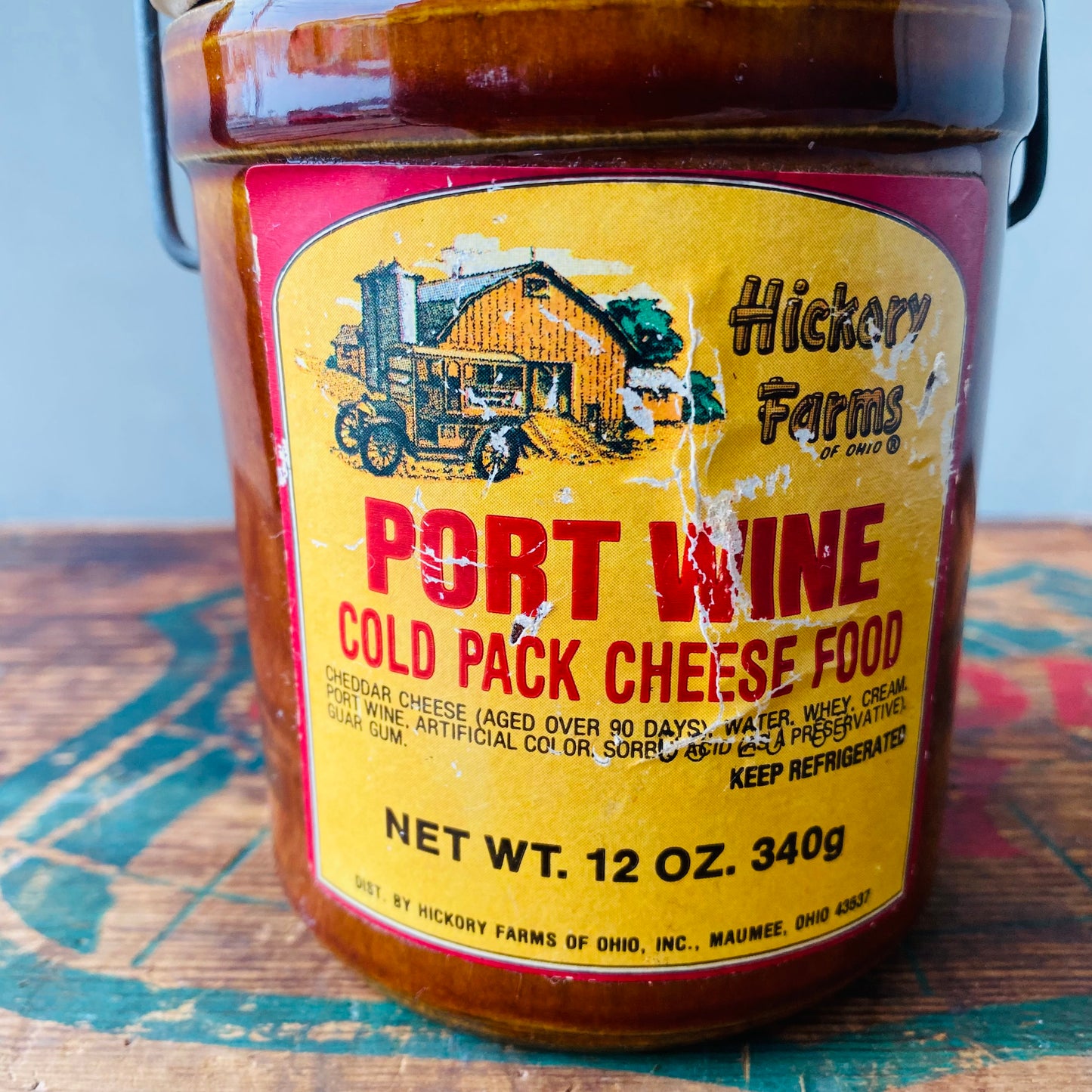 【USA vintage】cheese jar