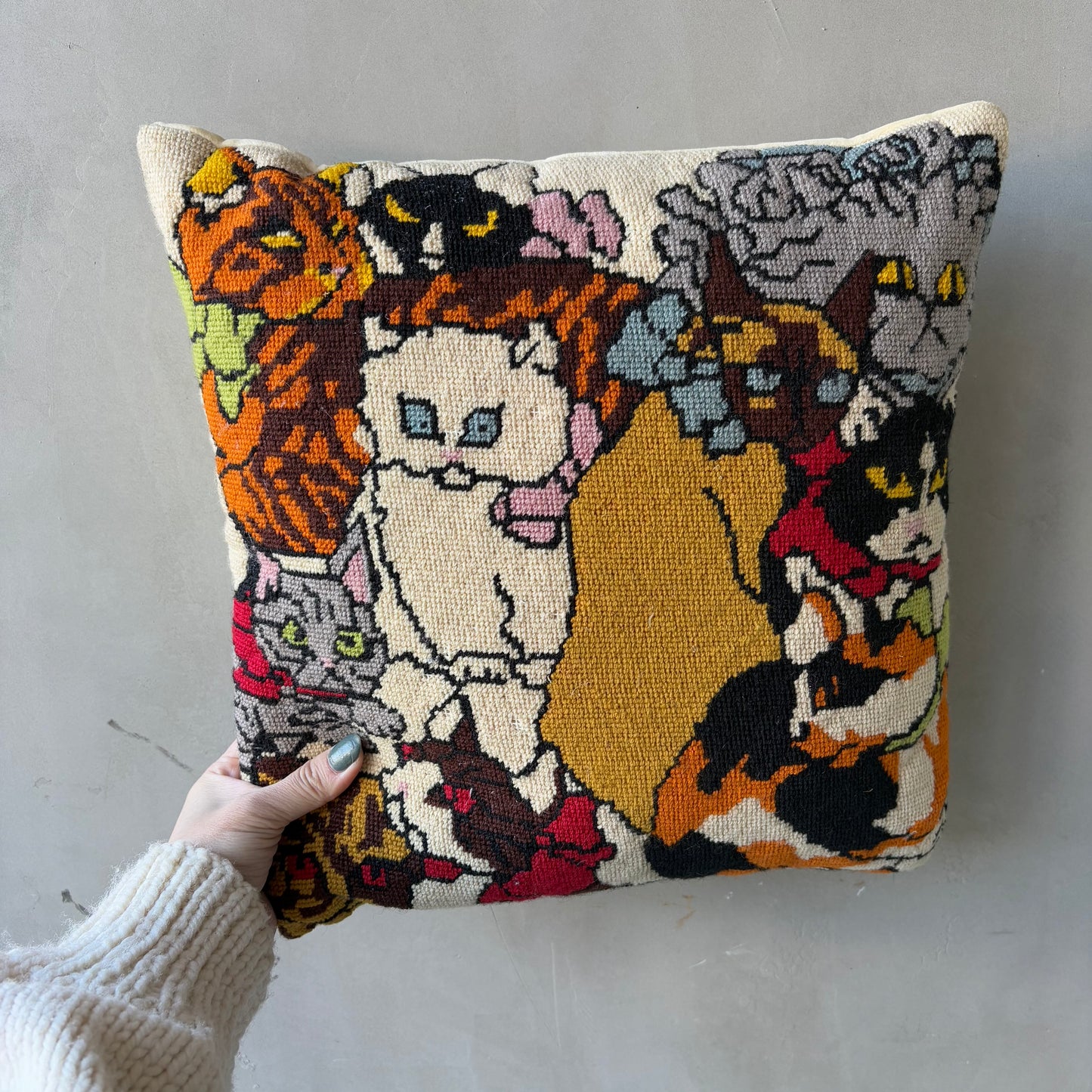 【USA vintage】 cushion CAT