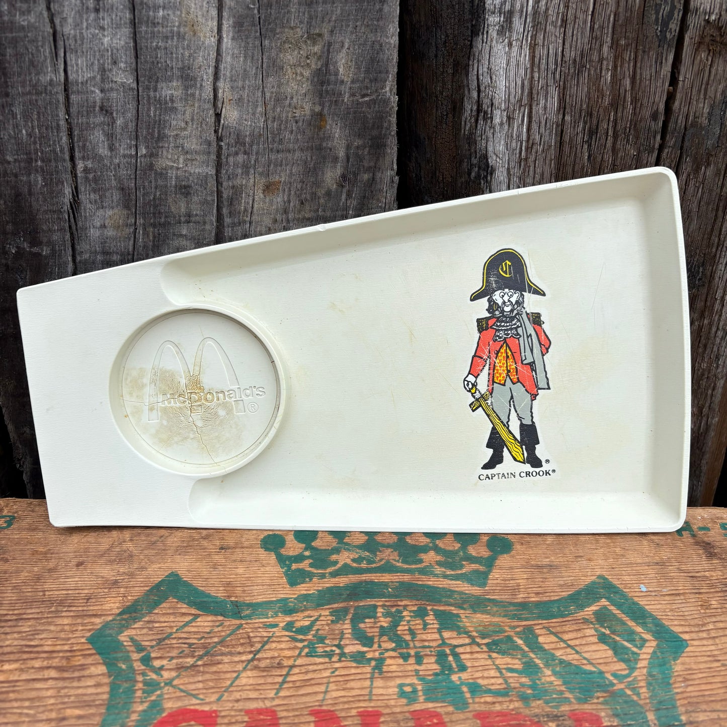 【1970s USA vintage】McDonald tray CAPTAIN CROOK