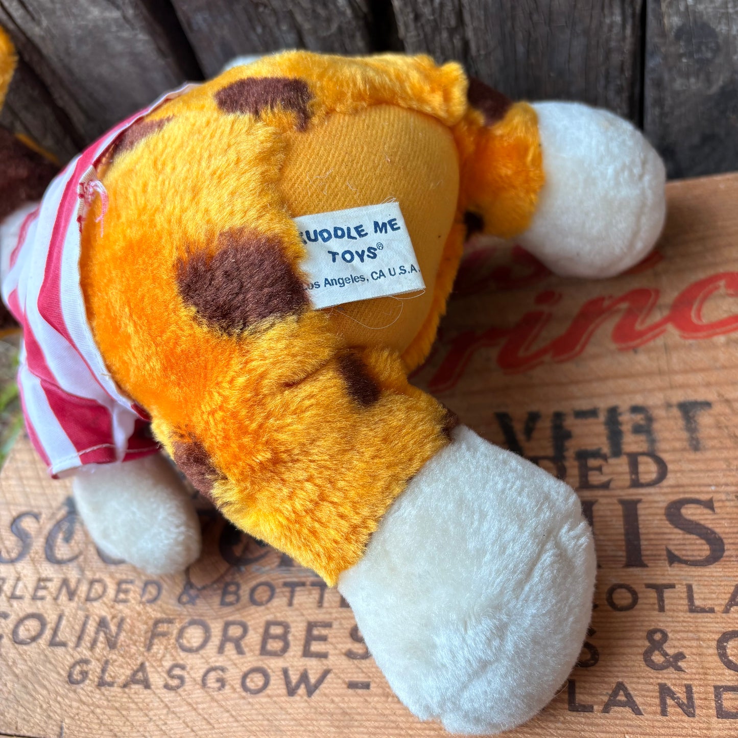 【USA vintage】KUDDLE ME TOYS Giraffe Plush Doll