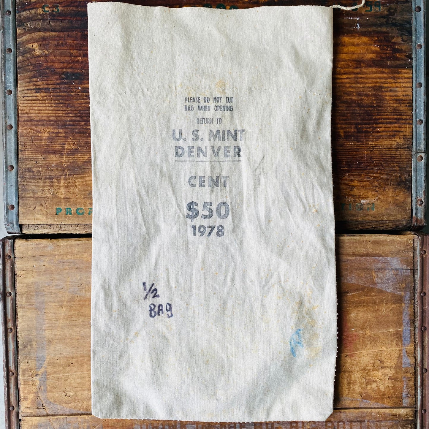 【1978 USA vintage】bank bag
