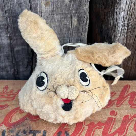 【1950s-1960s USA vintage】KA-KLAR Bunny Music Plush Ornament