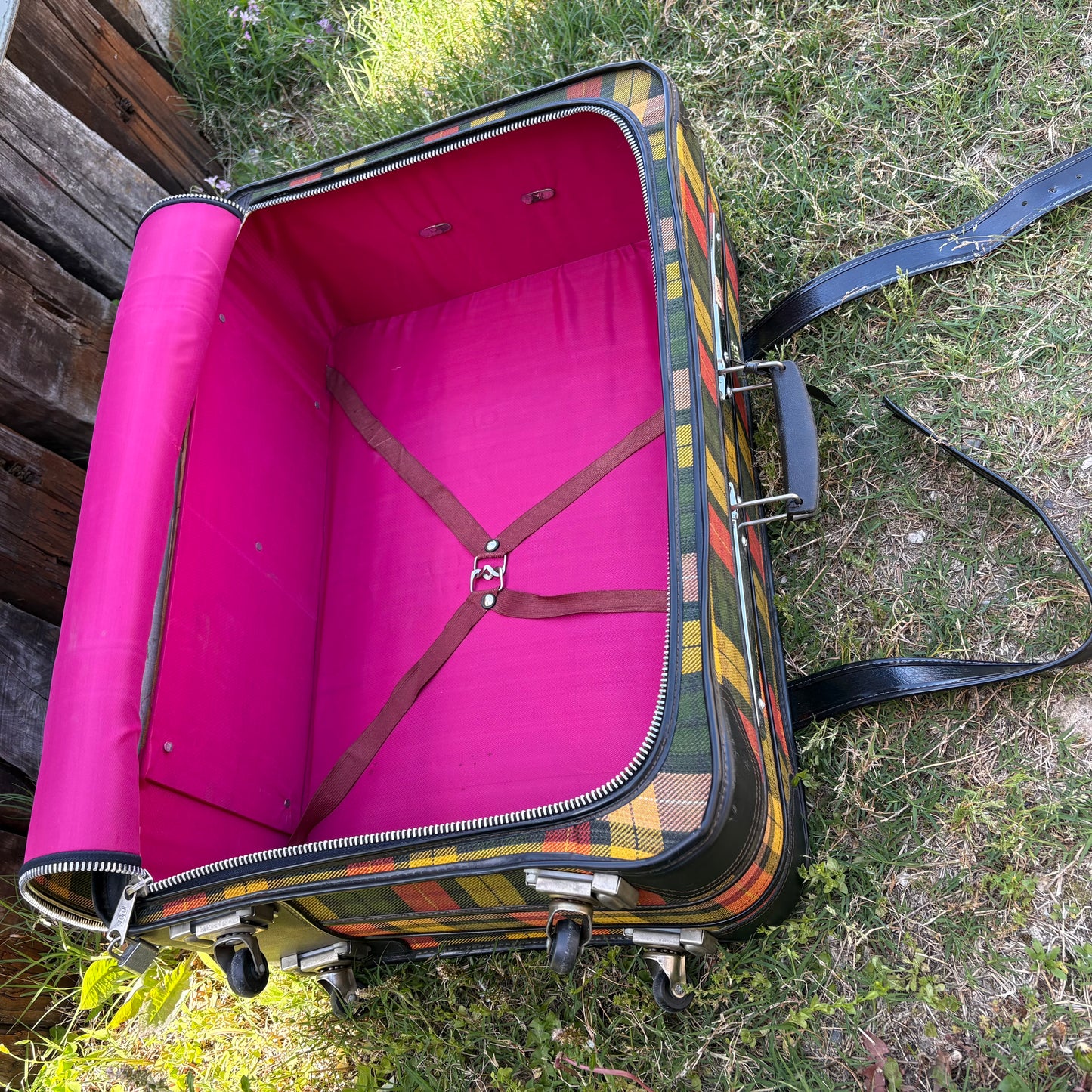 【USA vintage】Suitcase Travel Luggage Bag