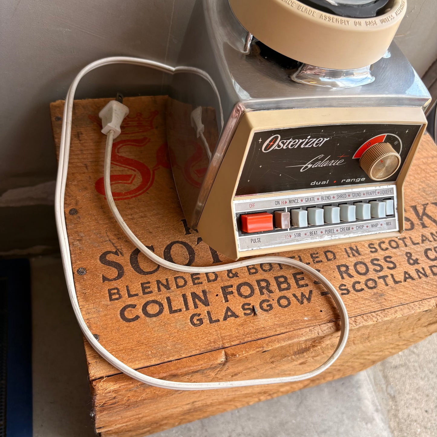 【1970s USA vintage】Osterizer Galaxie Dual Range 14 Blender