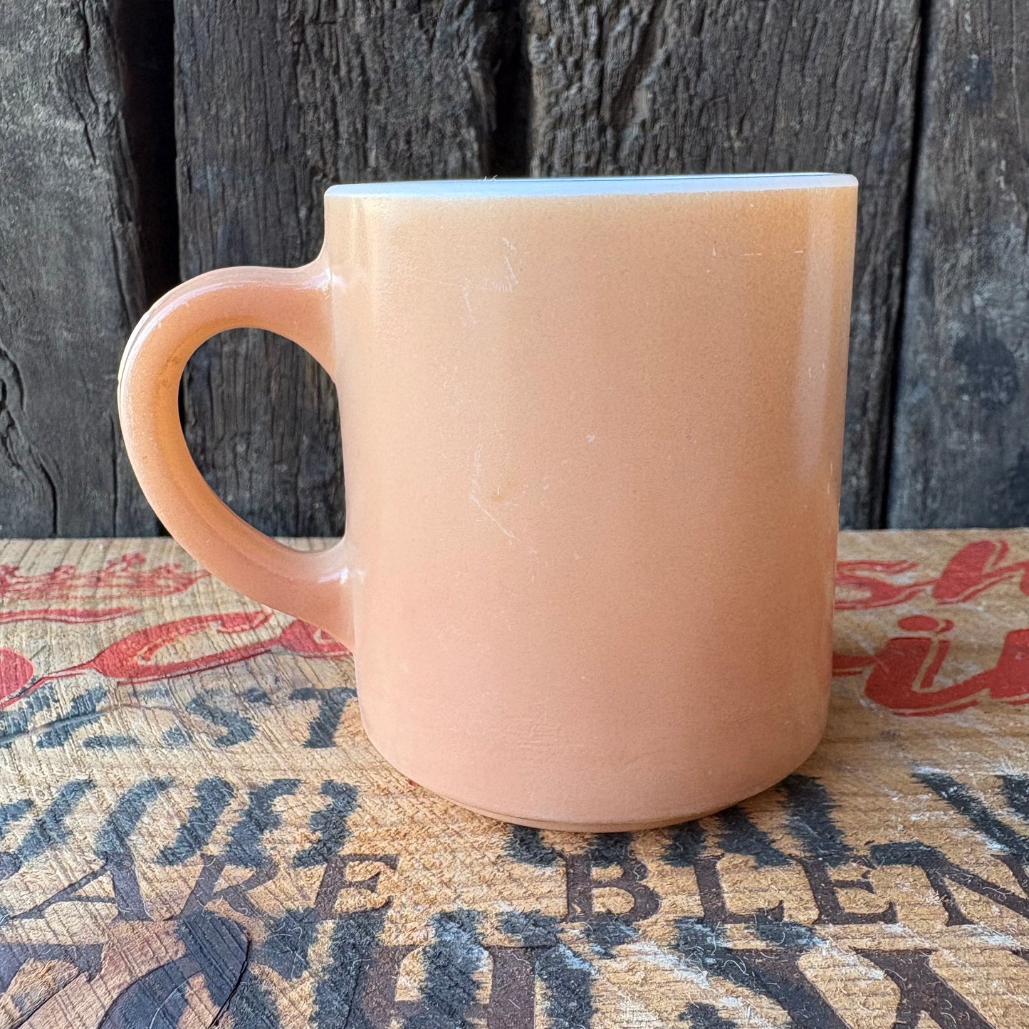 【USA vintage】HAZEL ATLAS mug cup Beige