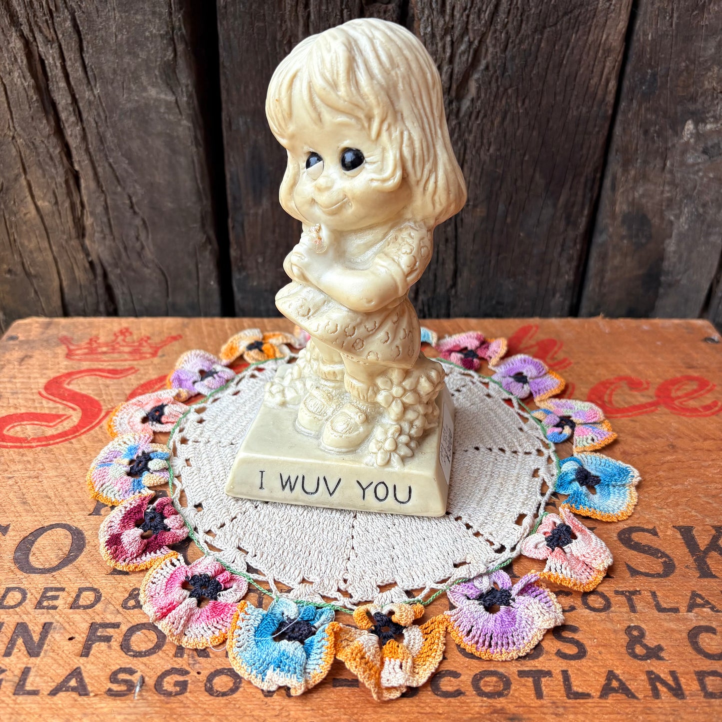 【USA vintage】 lace doily