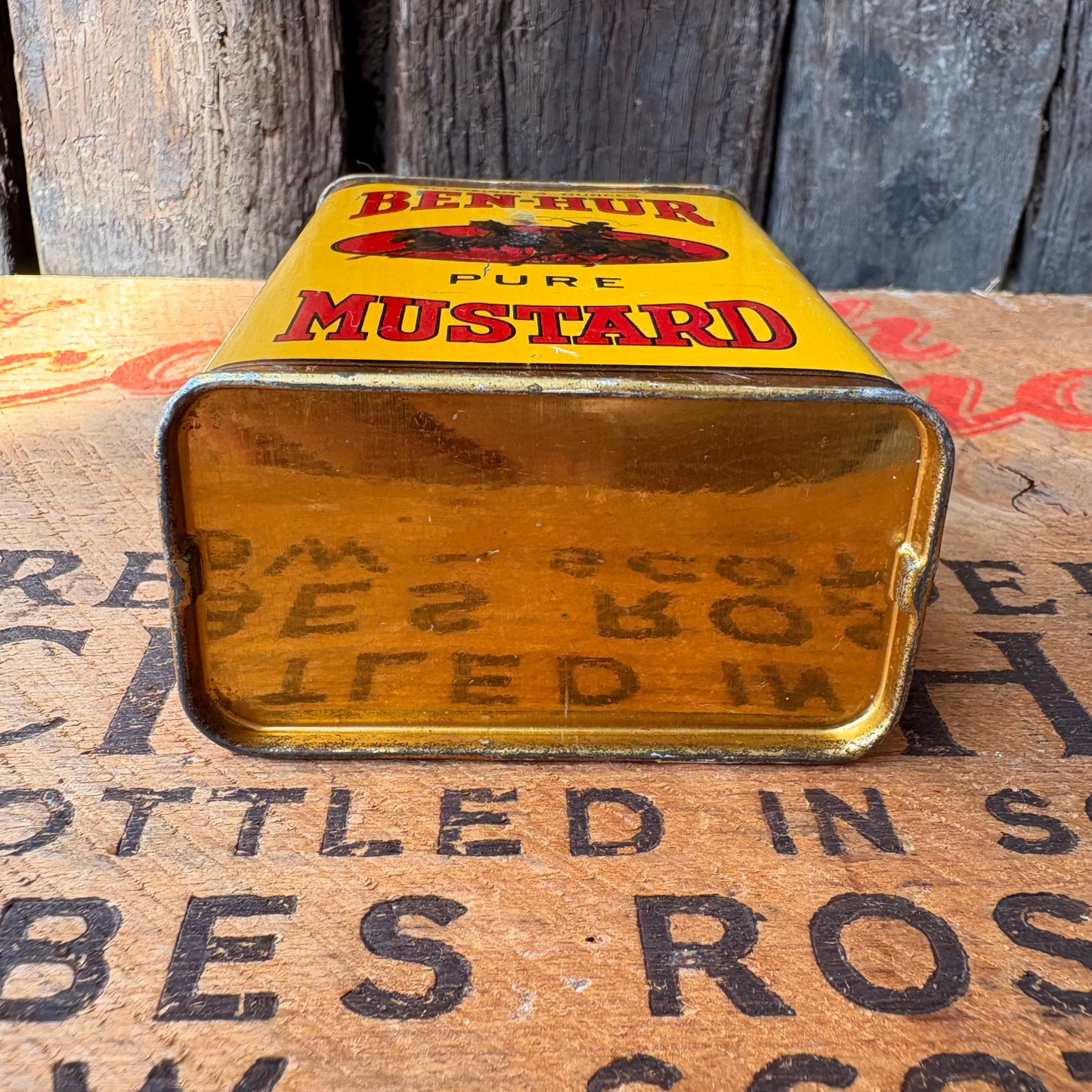 【1950s USA vintage】BEN-HUR Spice Tin Cans