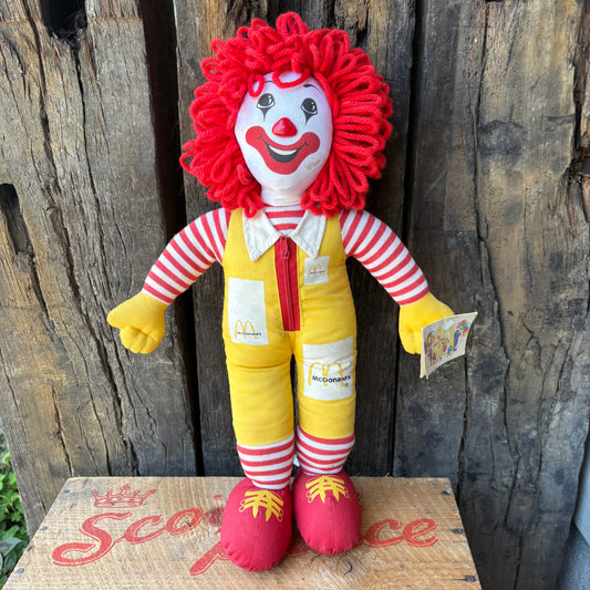 【1984 vintage】 McDonald’s Ronald McDonald Doll