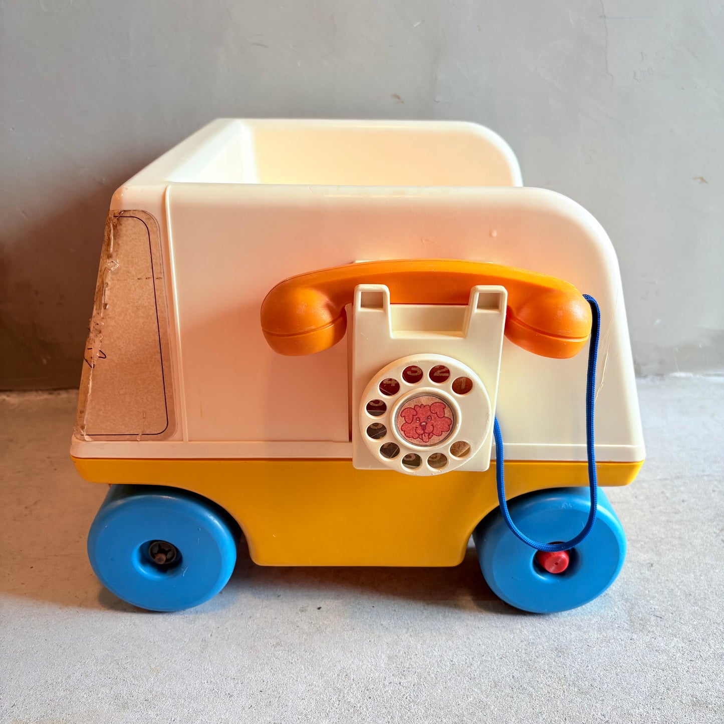 【1976 USA vintage】Playskool Pull Toy Wagon