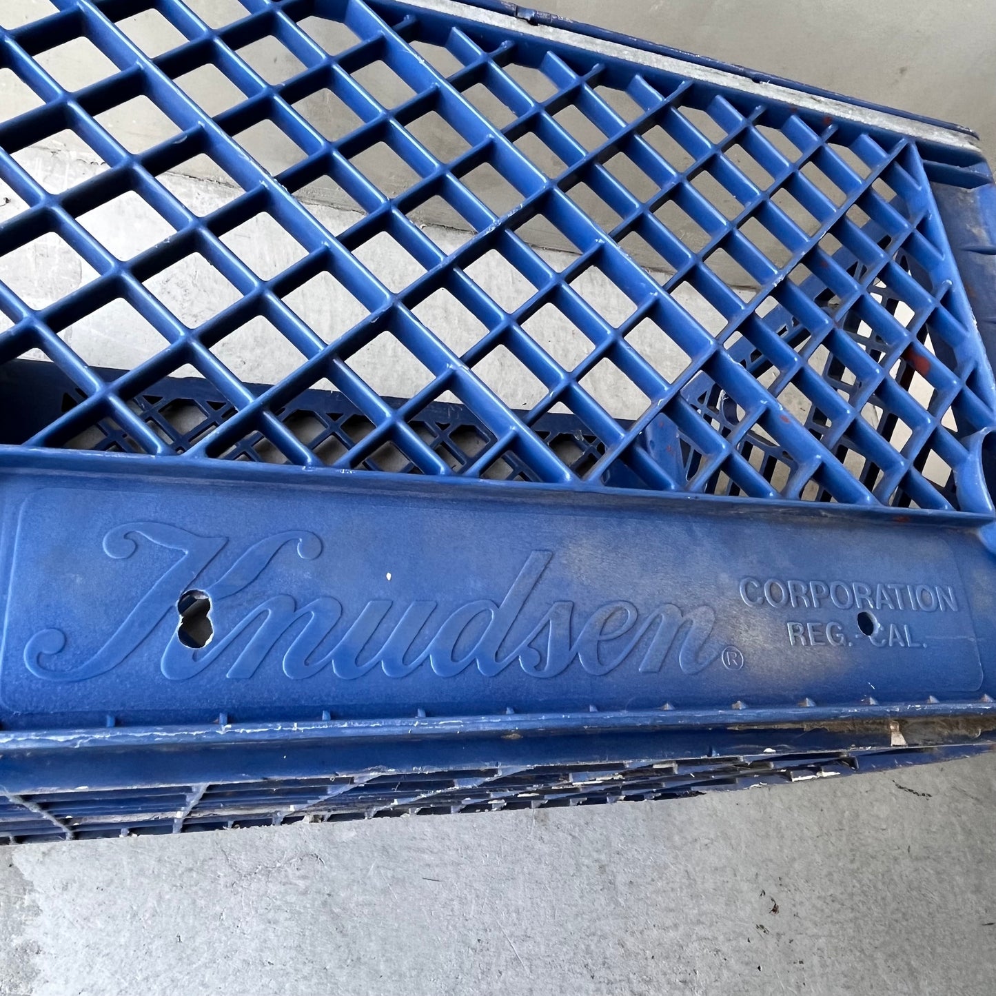 【USA vintage】Knudsen Milk Crate