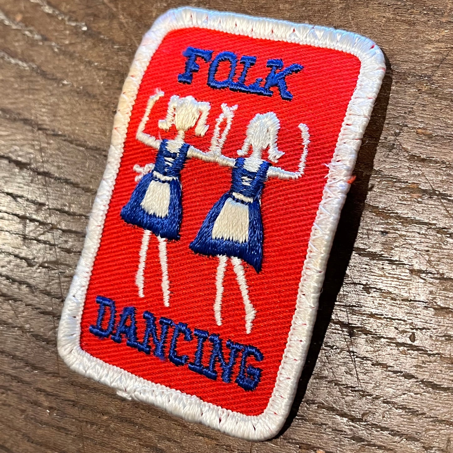 【USA vintage】ワッペン　FOLK DANCING