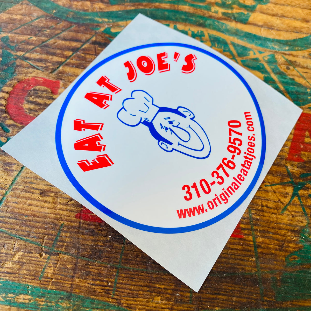 Poppo Sticker 【USA】EAT AT JOE'S sticker – 雑貨屋ポッポ