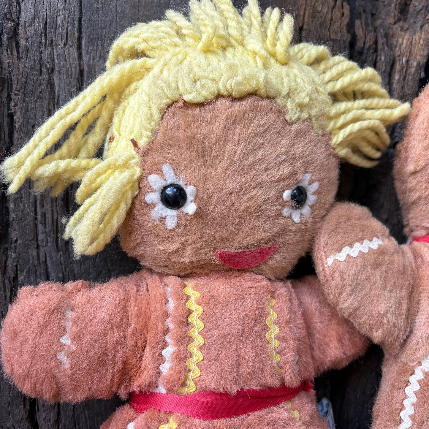 【1960s USA vintage】Knickerbocker Gingerbread Plush set