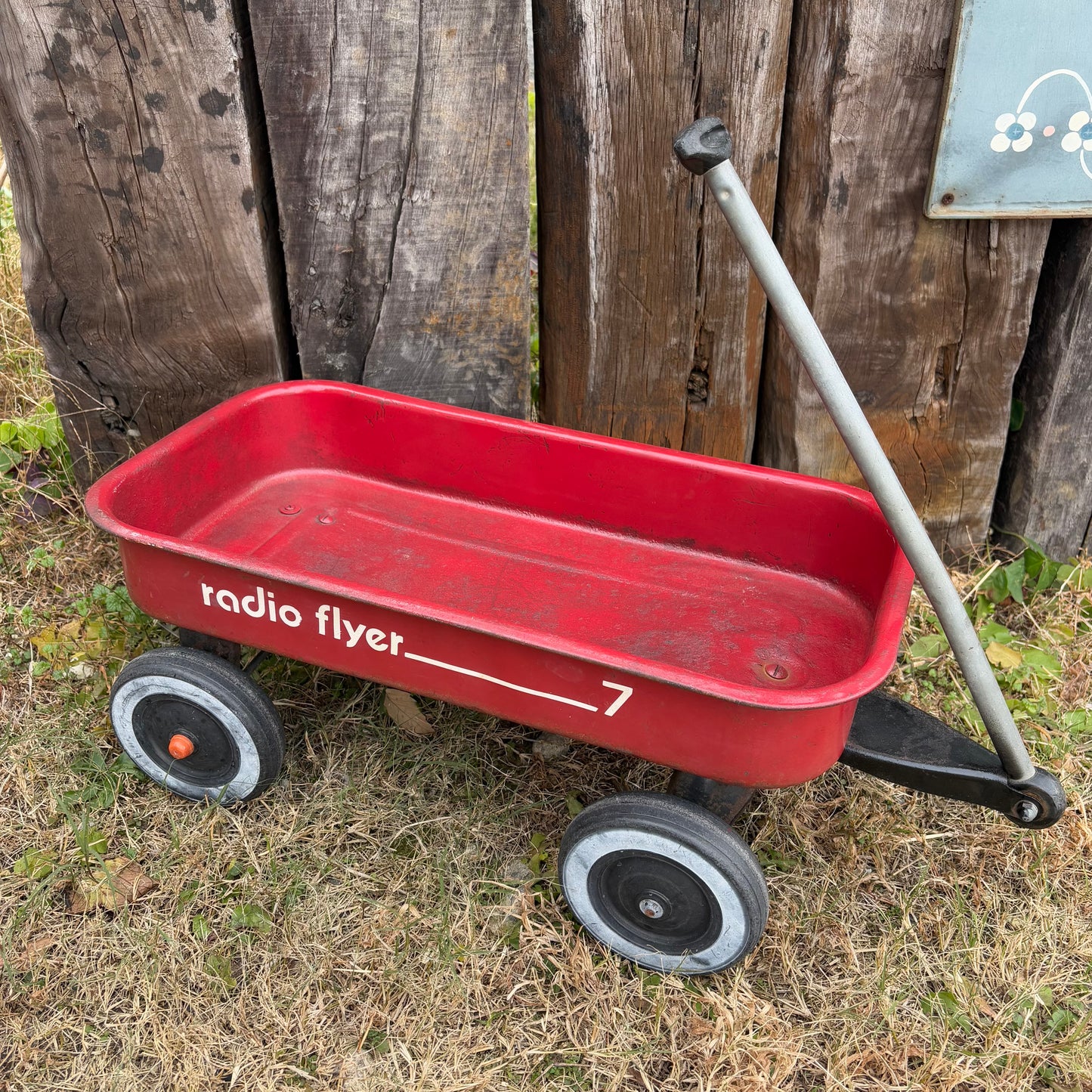 【1950s? USA vintage】radio flyer wagon