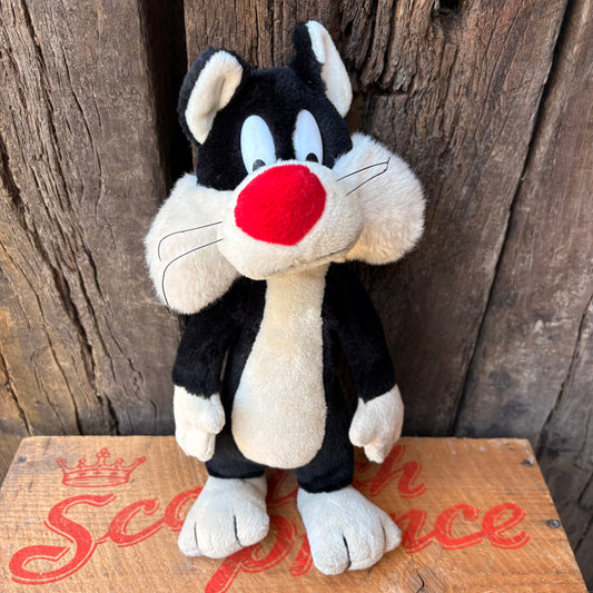 【1990s vintage】LOONEY TUNES Sylvester Plush Doll