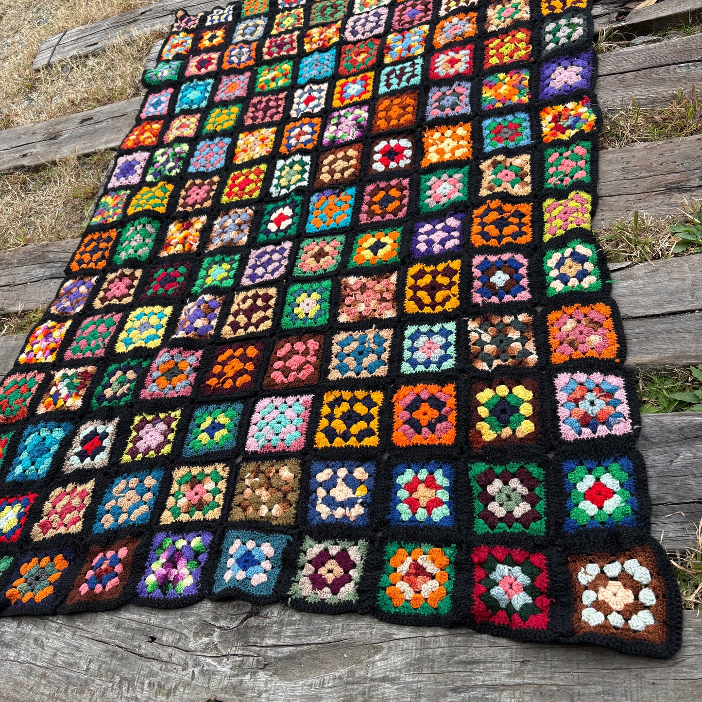 【 USA vintage】granny blanket