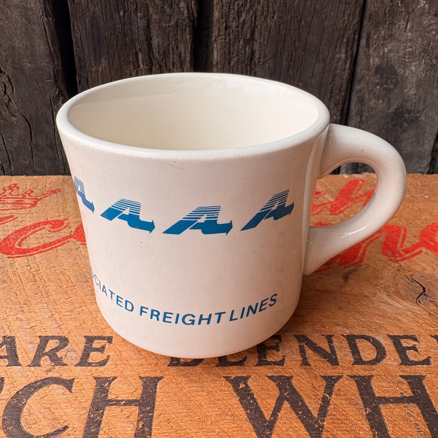 【USA vintage】ASSOCIATED FREIGHT LINES Advertising Mug