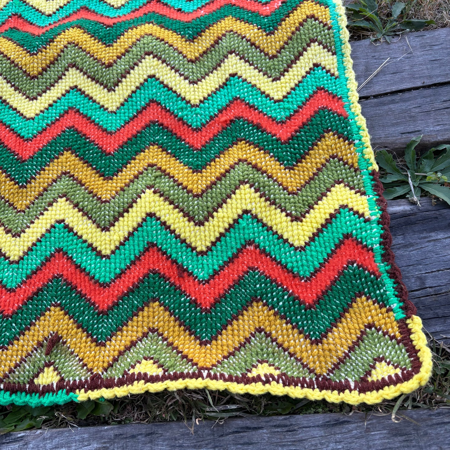 【USA vintage】granny rug